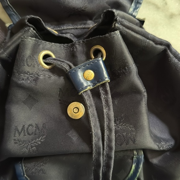 MCM: Visetos Navy Mini Stark Backpack with COA main image 6